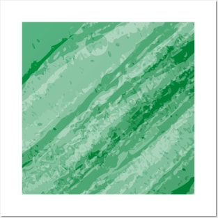 Abstract green pastel pattern Posters and Art